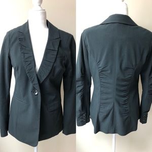 SOLD. Blazer. Navy Pinstripes.